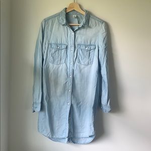 H&M Denim button down tunic